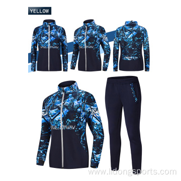 Fashion Custom Printing Logo Men Sports Polyester Tracksuit